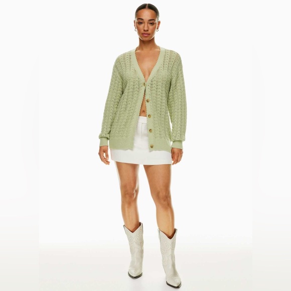 Aritzia Sweaters - Aritzia Wilfred Reverence Crochet Knit Cardigan